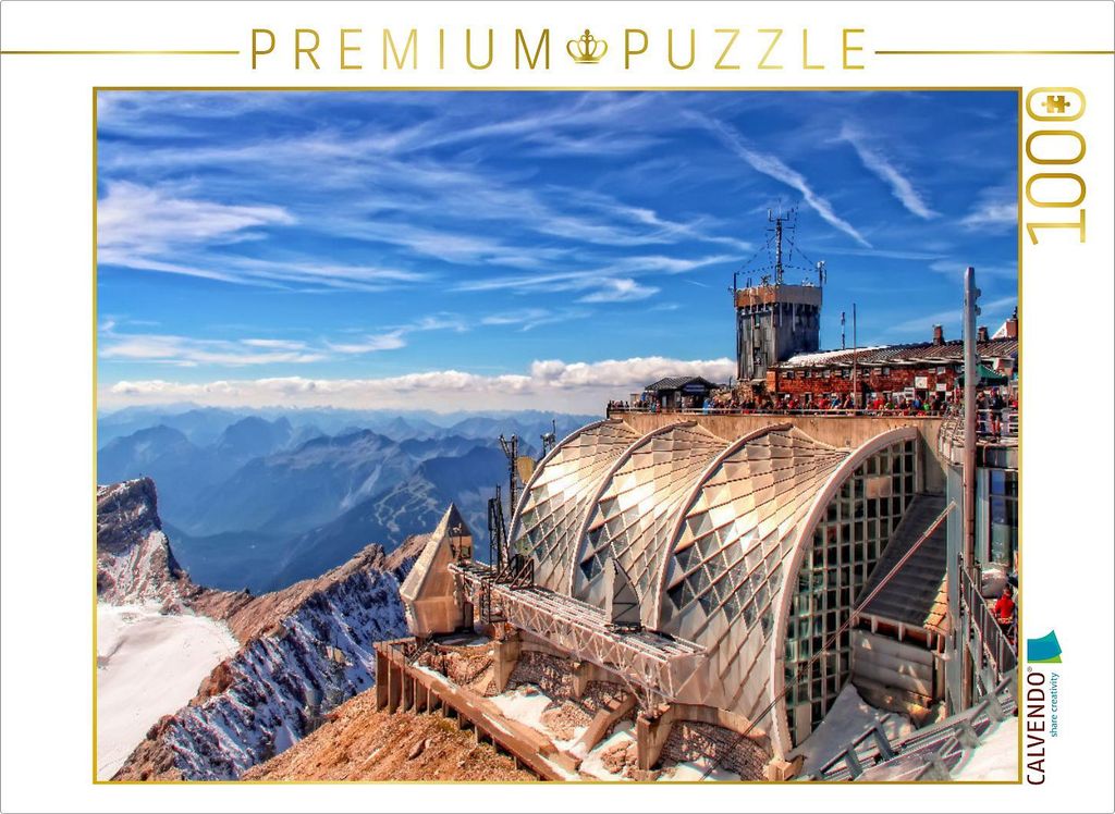 CALVENDO Puzzle Zugspitze | 1000 Teile Lege-Größe 64x48cm Foto-Puzzle für glückliche Stunden