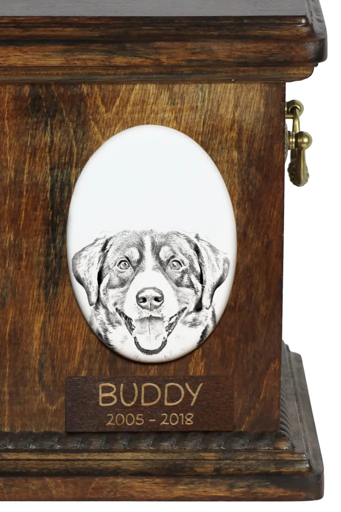 Art-Dog Targa Commemorativa Bovaro dell'Entlebuch | Ceramica Ovale - 5