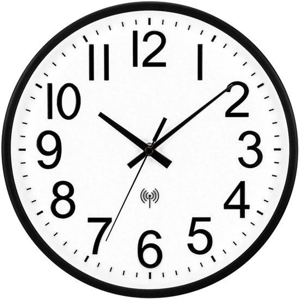 Horloge murale silencieuse 30 cm : fini le bruit des aiguilles !