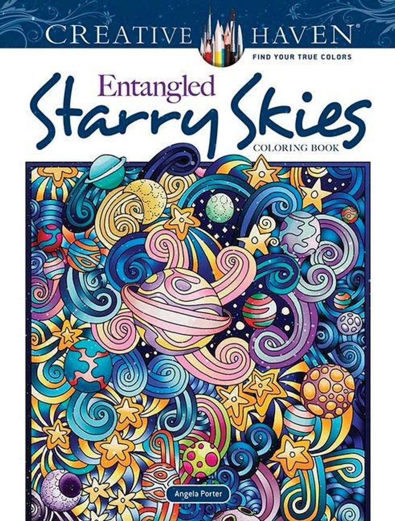 Entangled Starry Skies Colouring Book – Lingua: Inglese