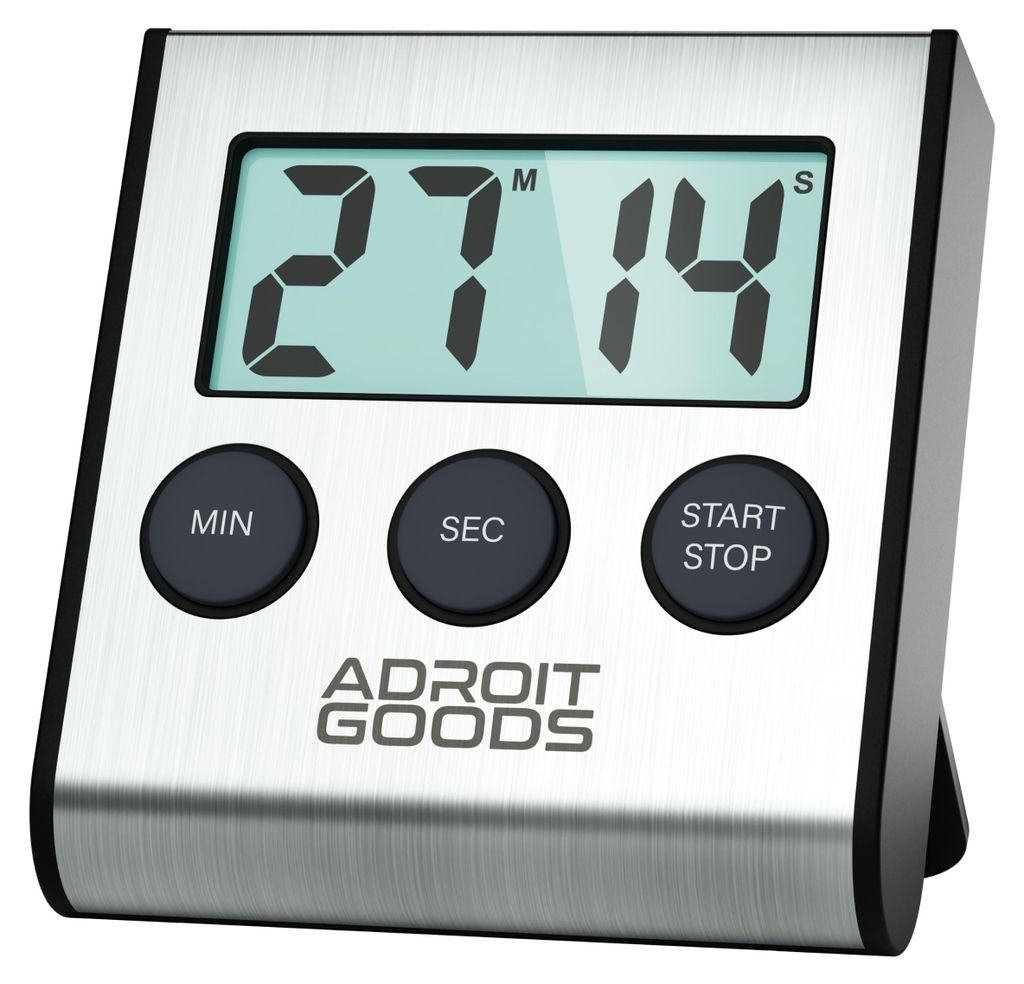 AdroitGoods Digitaler Timer - Kochtimer - Magnetisch - Produktbild 