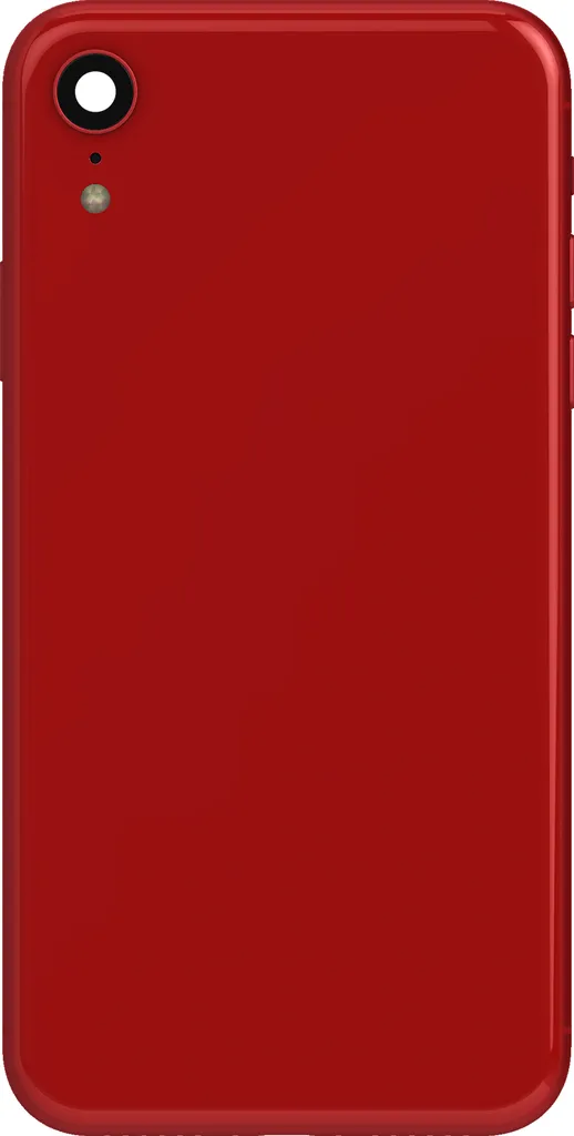 Boîtier Complet iPhone XR Clappio Châssis Interne et Vitre Arrière Rouge
