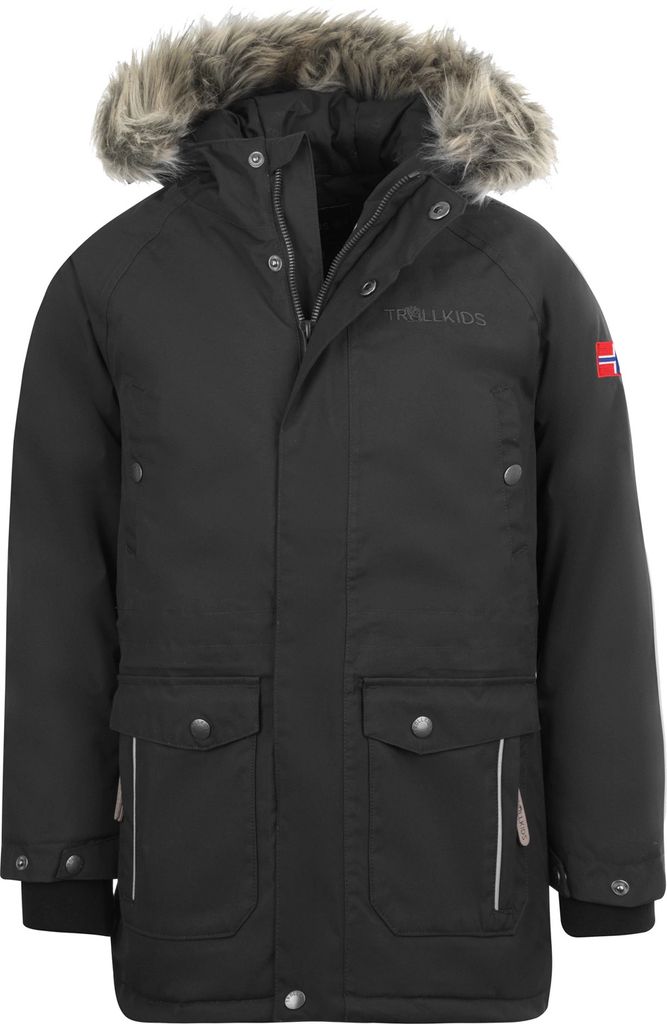 Trollkids Nordkapp Jacke Schwarz 140 cm Jungen,Mädchen Schwarz 140 cm