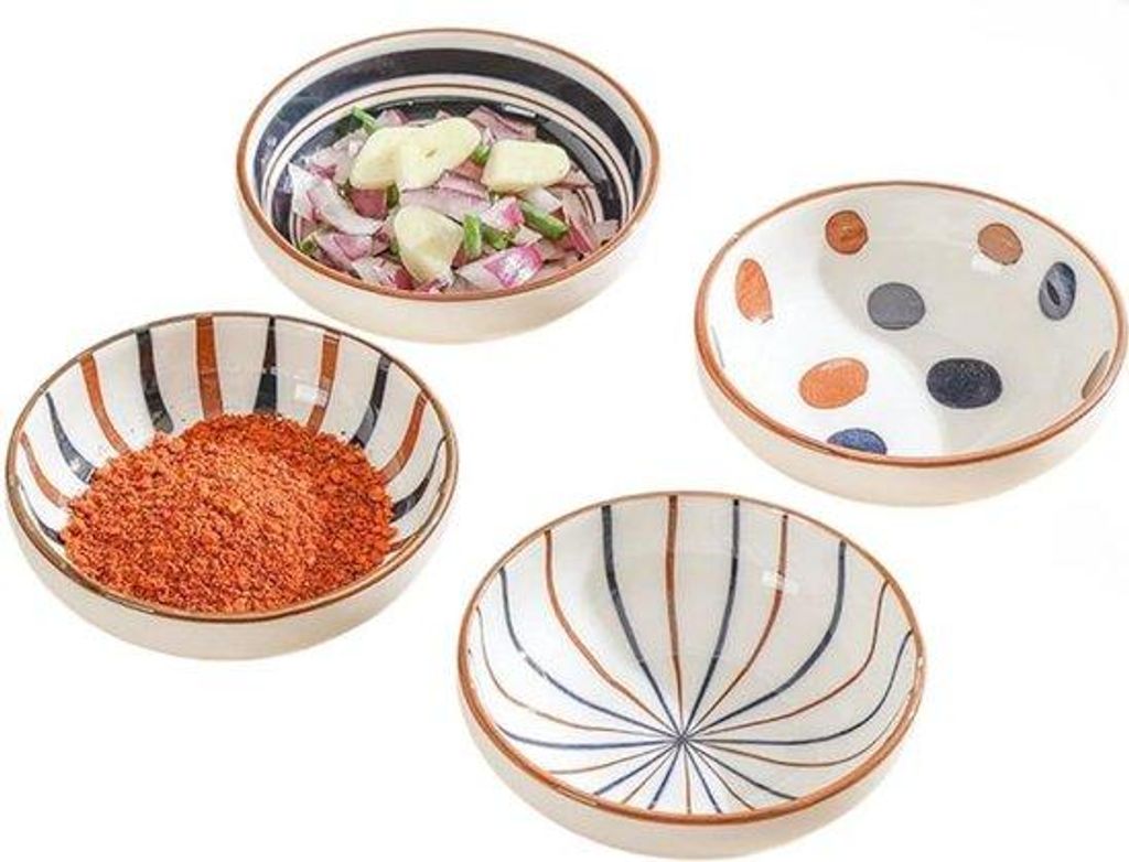 Keramische Mini-Saucenbehälter 3 oz. - Japan Style - für Sushi, Snacks und BBQ