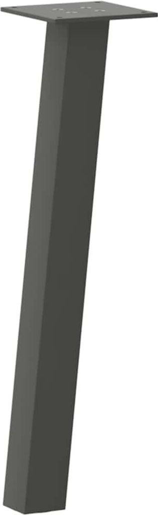 vidaXL Couchtischbeine 4 Stk. Anthrazit 30 cm Stahl
