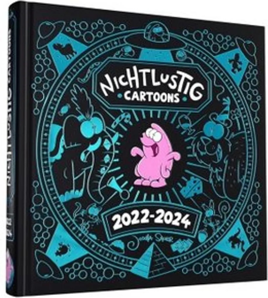 Livre NICHTLUSTIG Cartoons 2022-2024 Idée Cadeau Originale Humour Décalé