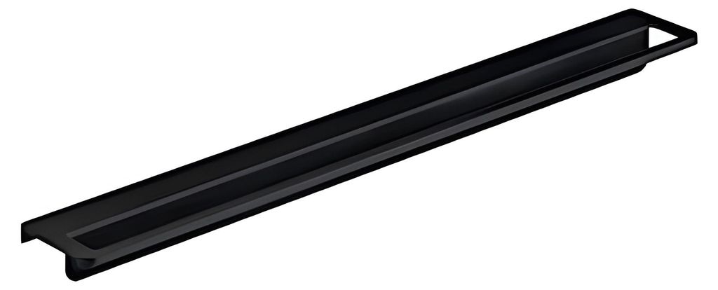 NABER 8032013 Portasciugamani nero opaco - lunghezza 520 mm Immagine del prodotto 