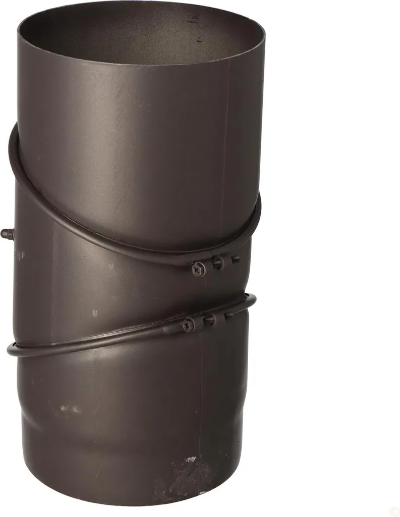 Coude réglable DN 200 noir 90° : Finies les difficultés de ramonage - 4