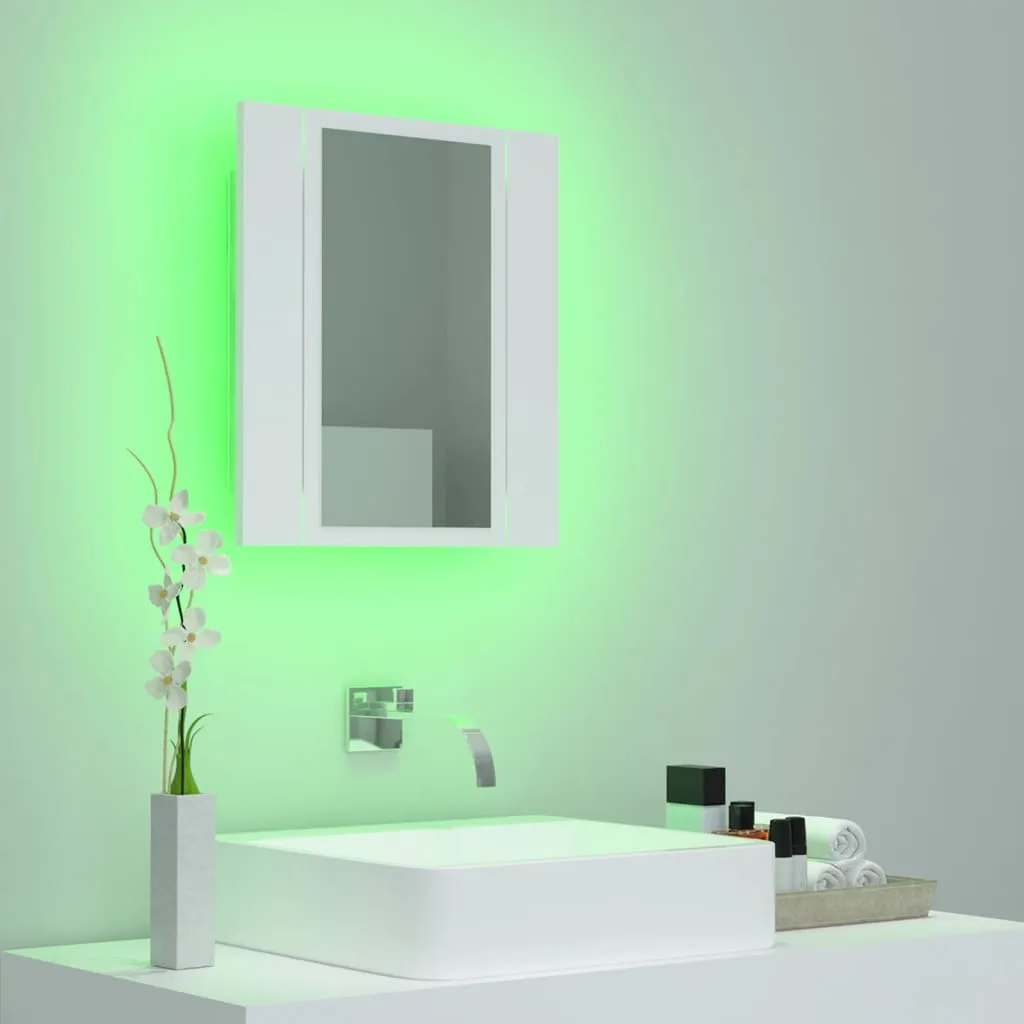 Mobiletto Bagno Specchio LED vidaXL 40x12x45 cm | Design Contemporaneo - 5
