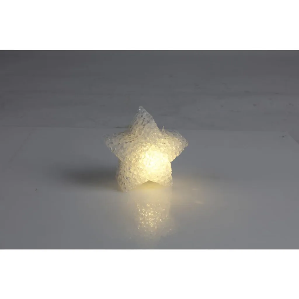 Décoration Table Noël : 24 Étoiles Lumineuses LED Prêtes à l'Emploi