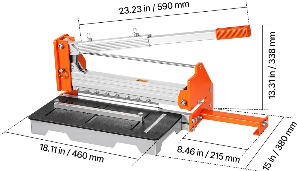 Coupe-stratifié pour pose de sol LVT et SPC avec support large 304mm - 8