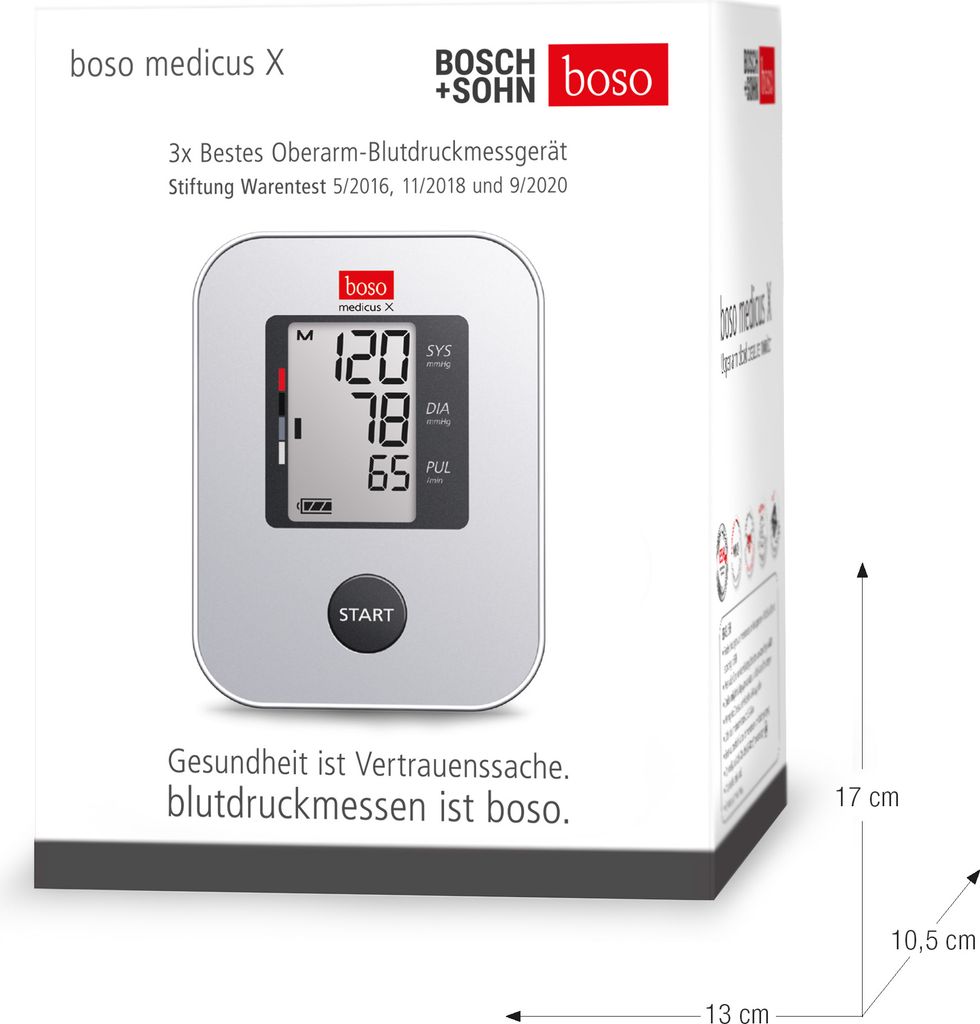 Boso medicus X vollauto.Oberarm Blutdruckmessgerät 1 St Produktbild 9