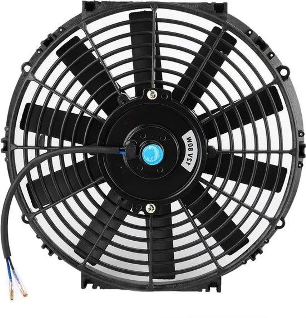 Ventilateur de radiateur universel 12V 80W modèle extra plat 12 pouces