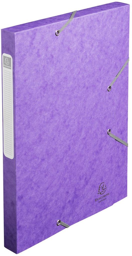 Zberný box EXACOMPTA Cartobox, DIN A4, 25 mm, fialový Obrázok produktu 