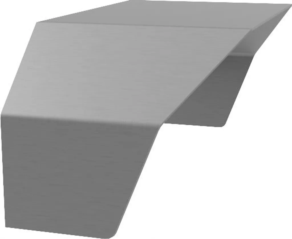 Cache d'interrupteur inox 14x7 cm | Plaque de finition double - 5