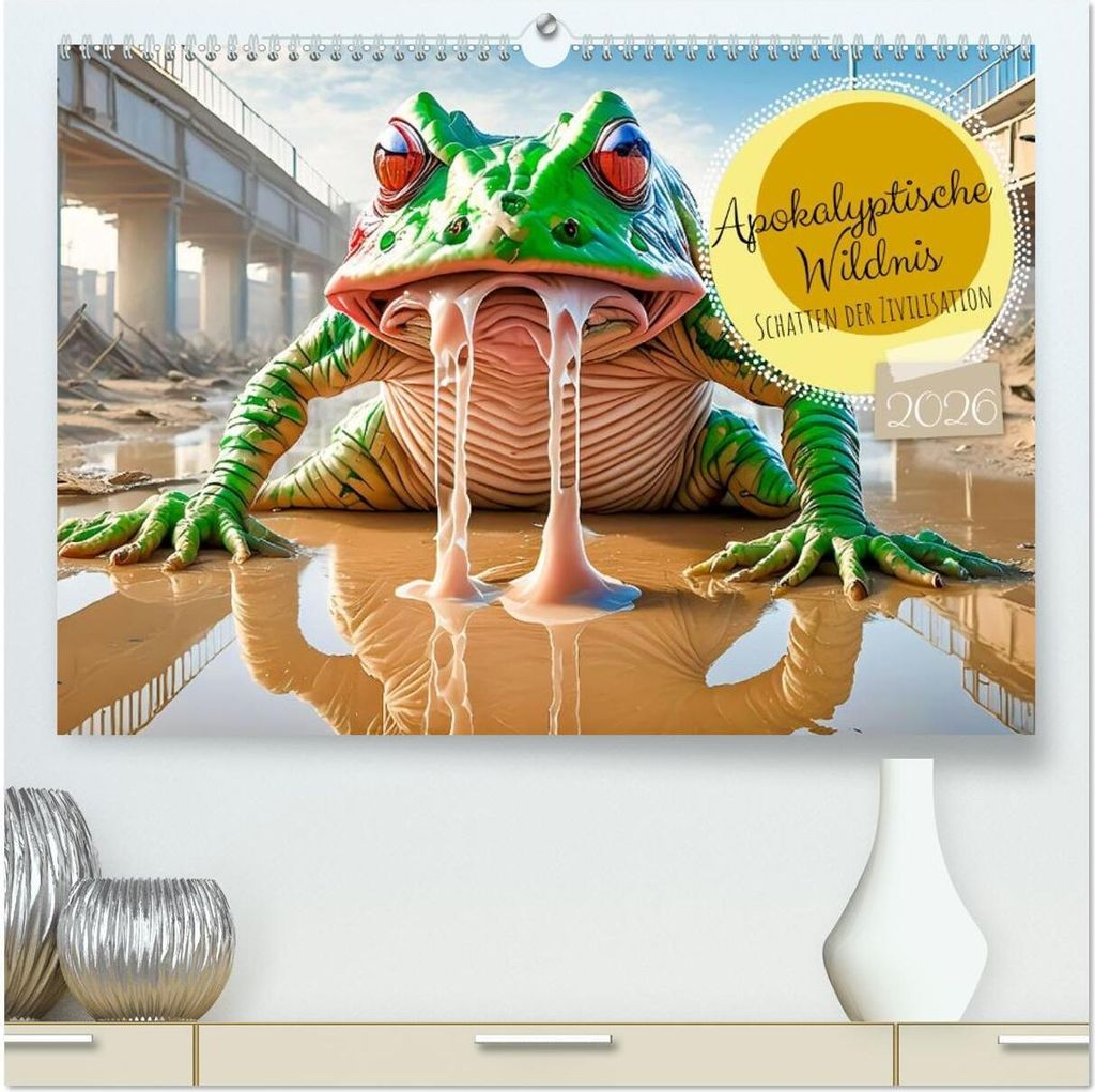 Apokalyptische Wildnis - Schatten der Zivilisation (hochwertiger Premium Wandkalender 2026 DIN A2 quer), Kunstdruck in Hochglanz