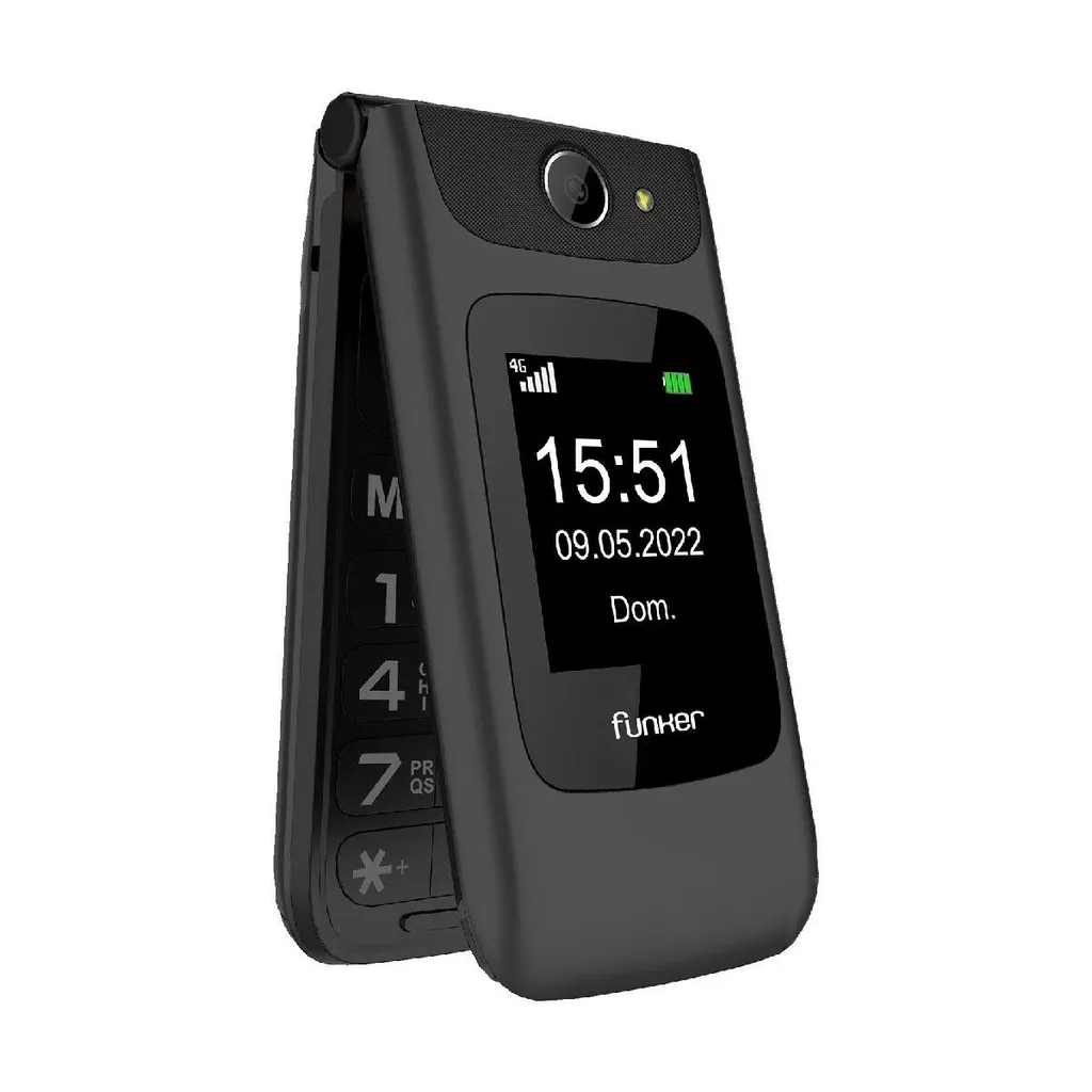 Téléphone senior à grosses touches Funker C200 écran couleur LCD