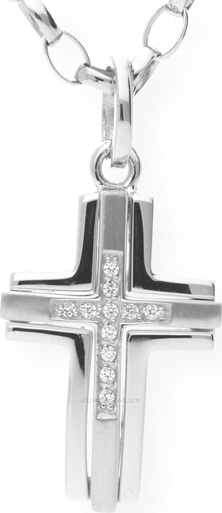 JuwelmaLux Anhänger Silber 925 Kreuz Zirkonia JL20-02-0260