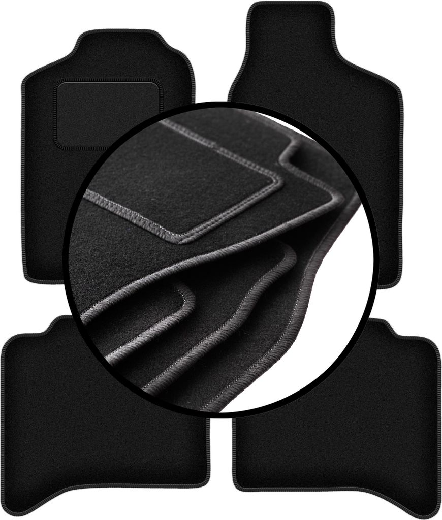 Komplettset Veloursmatten für: Opel Frontera B 5 Türen (1998-2006)