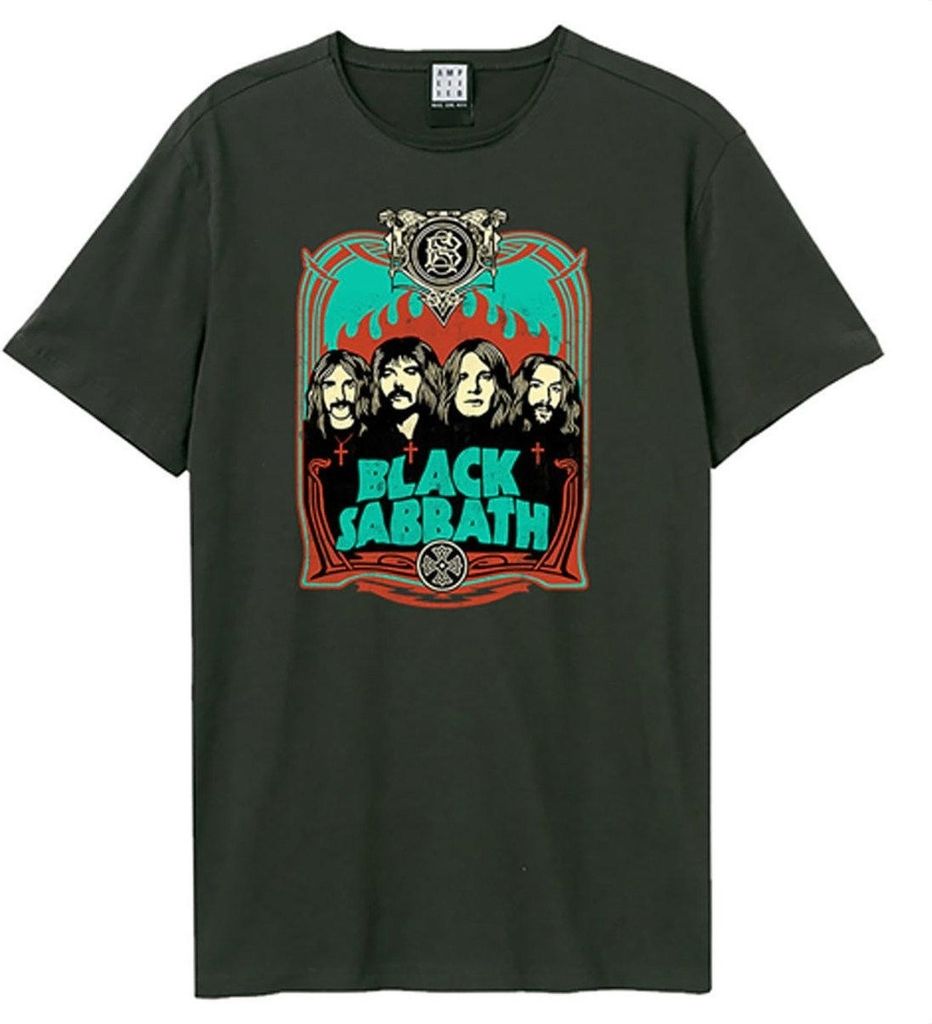 Black Sabbath - T-Shirt für Herren/Damen Uni GD1418 (XXL) (Holzkohle)