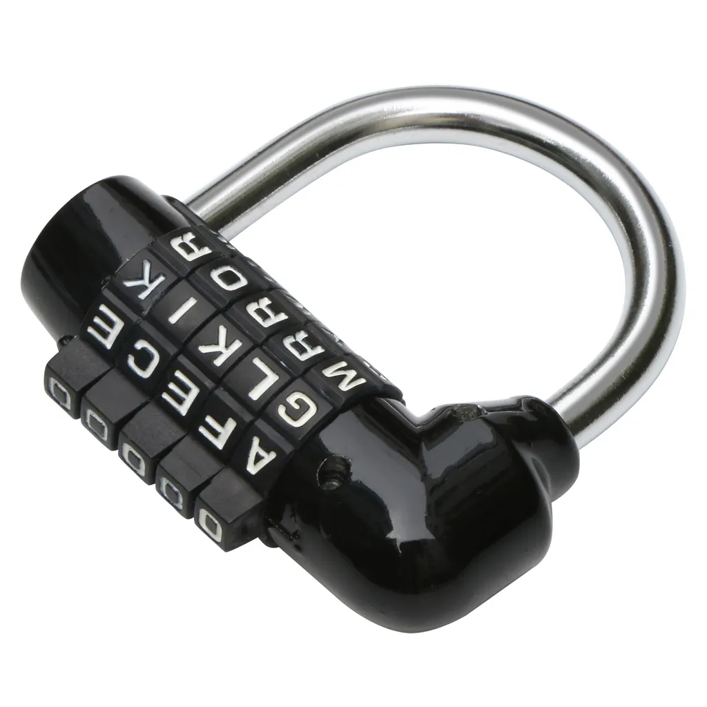 Cadenas à code alphabétique pour casier de sport et vestiaire école