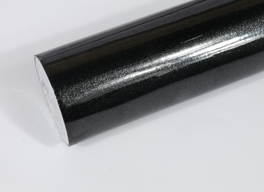 10 m x 60 cm Tapeten einfarbig glitzer Effekt schwarz 3000-S Art. 3116 selbstklebend verschiedene Trendfarben Tapete Folie abwischbar
