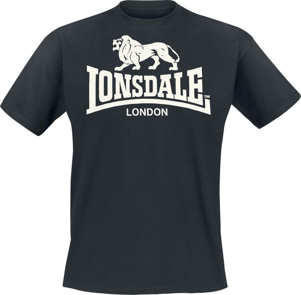 Lonsdale London T-Shirt Herren Logo schwarz 3XL Produktbild 