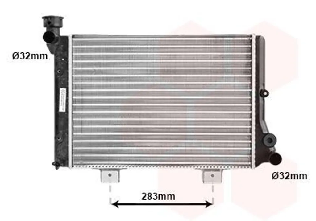 Refroidisseur d'eau de rechange pour Lada Nova berline et break