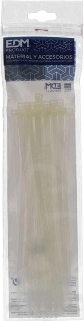 Plastik-Klemmkette 300x8 mm (Sachet 25 Stück) Hochwertiges Nylon Edm