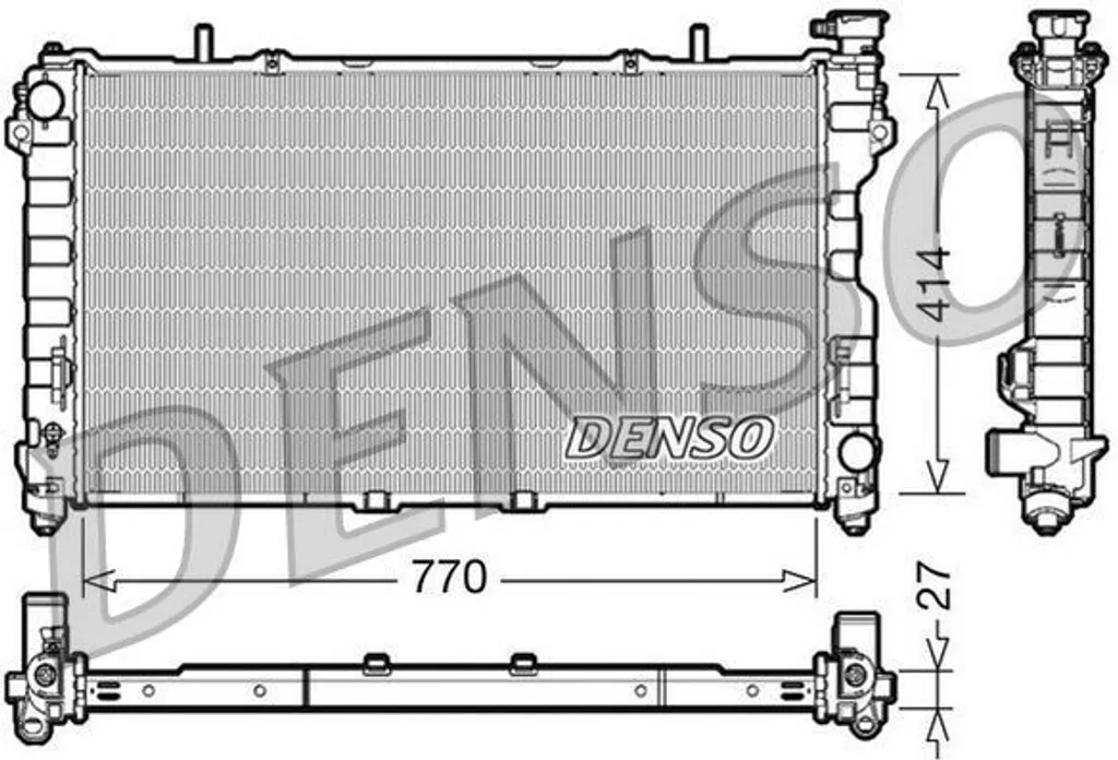 Radiateur Voyager IV - Stop Surchauffe avec DENSO OE 04809225AE