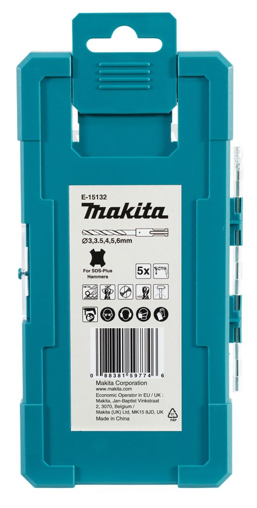 Makita SDS-PLUS Metallbohrer Set 5tlg. - E-15132 Produktbild 3