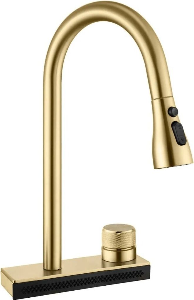 Rea Küchenarmatur Js-K112Bg Conor Brush Gold Produktbild 