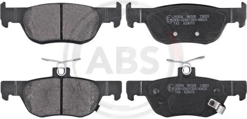 Plaquettes de Frein OE BCYA2643Z Silence et Durabilité pour Mazda 3