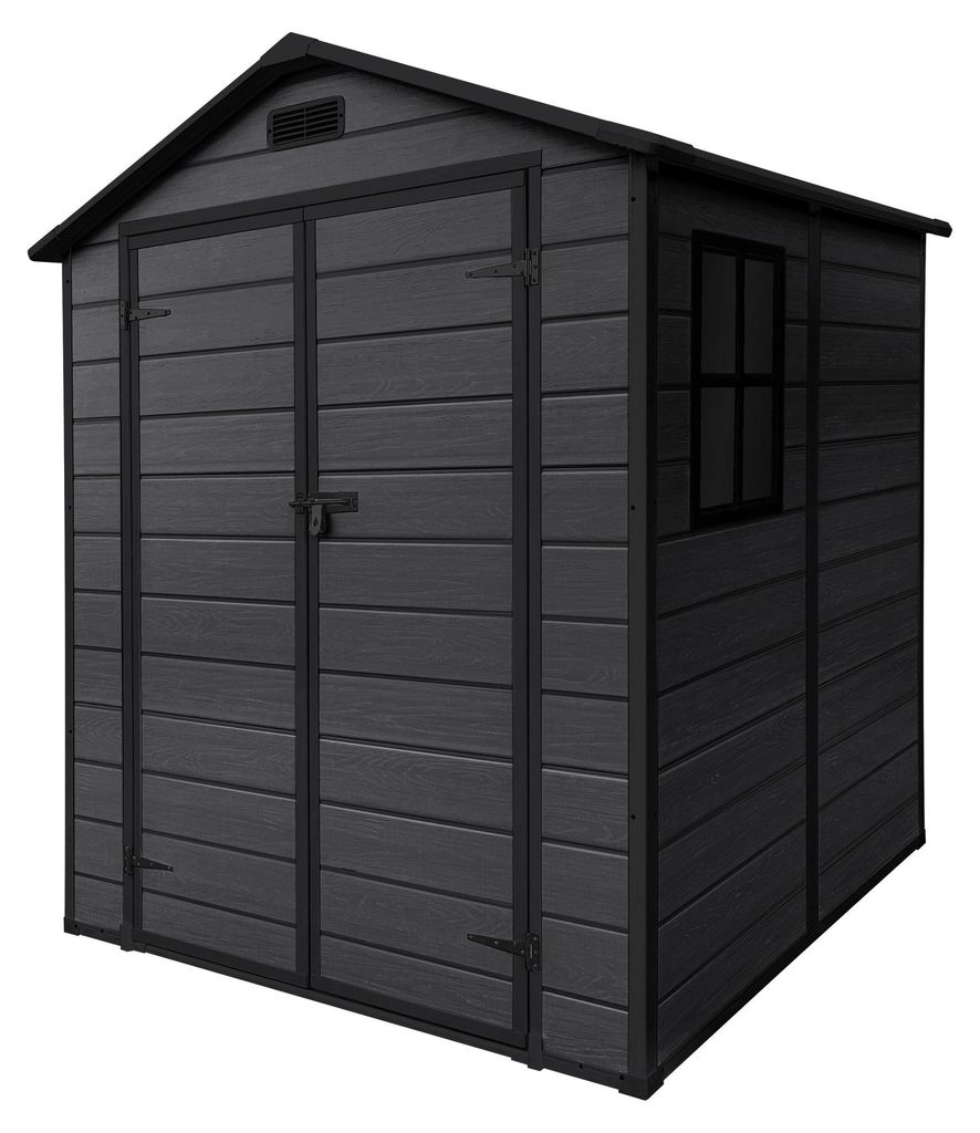 ECD Germany Gartenhaus wetterfest 5m³ Kunststoff Gerätehaus Produktbild 