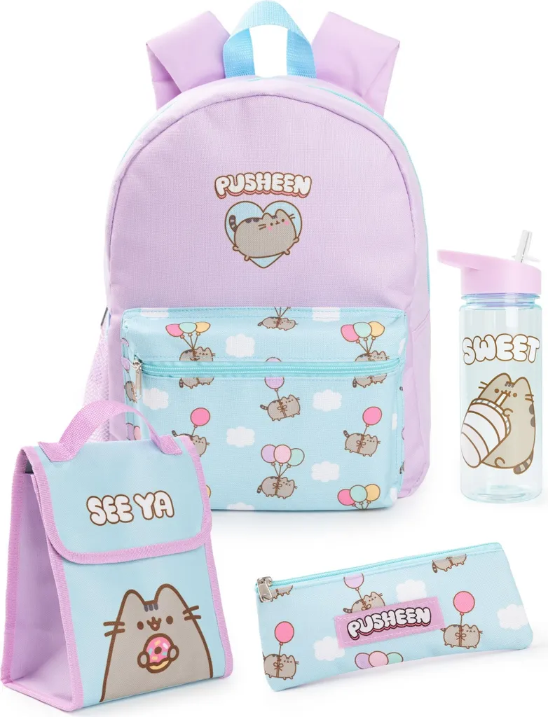 Sac à dos Pusheen pastel ergonomique et ultra résistant grand
