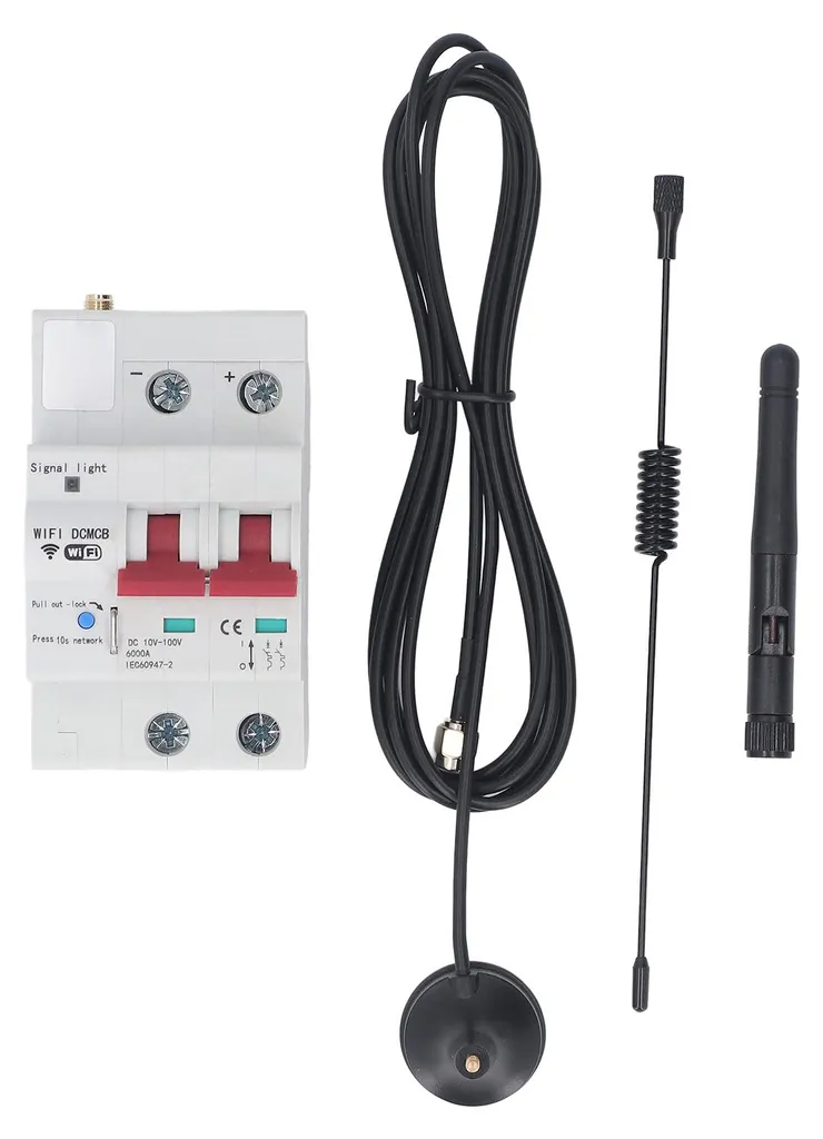 Commutateur WiFi 2P 100A pour circuit DC 10-100V avec contrôle à distance