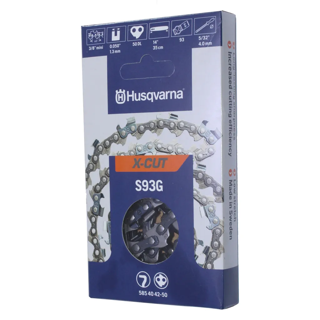 Husqvarna S93G X-Cut 50 Maglie 3/8 1.3mm | Massima Efficienza di Taglio