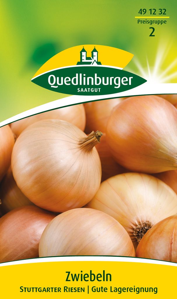 Quedlinburger Saatgut - Zwiebeln Stuttgarter Riesen - Samen - 491232