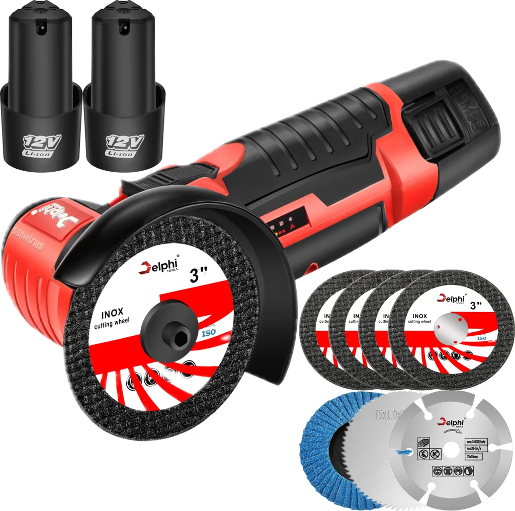 Meuleuse sans Fil 12V Compacte : Coupez sans Effort dans les Coins Difficiles - 6
