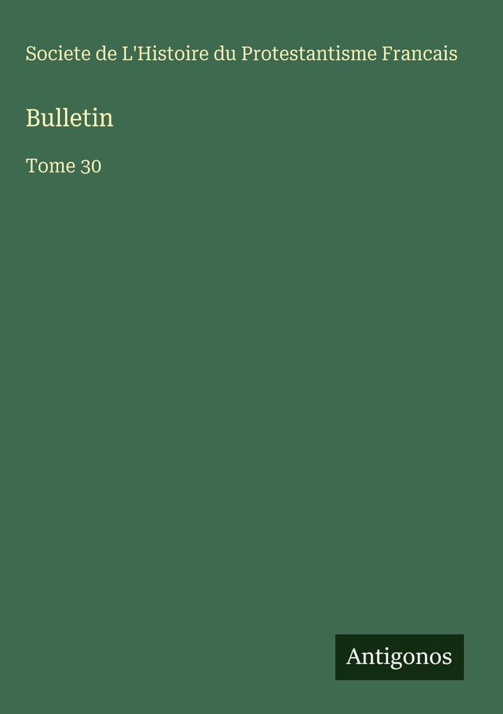 Bulletin