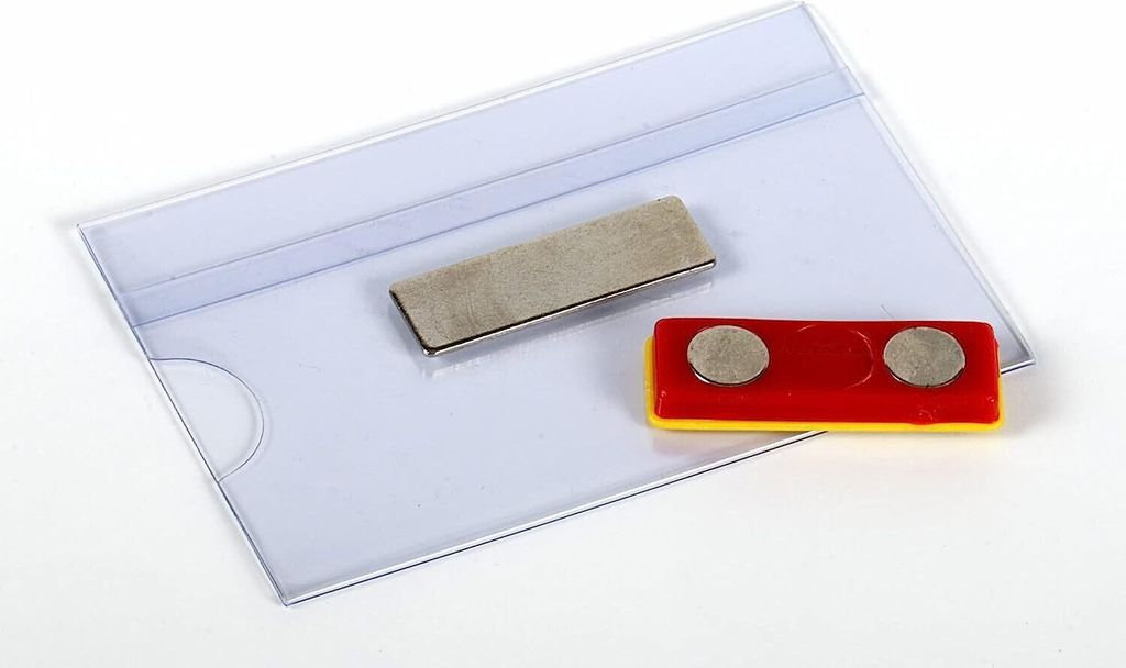 EUROPEL Namensschild mit Magnet 90 x 55 mm 24 Stück