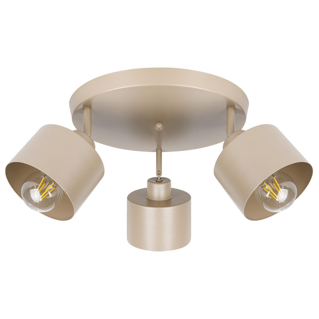 MasterLED Deckenleuchte Elza 3-flammig E27 beige Produktbild 