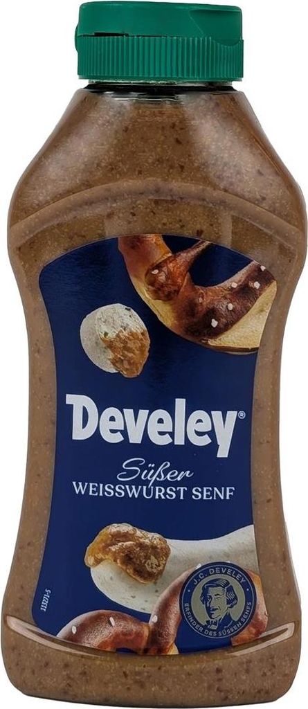DEVELEY Original Münchner Weisswurst-senf, cremig-süßer Produktbild 