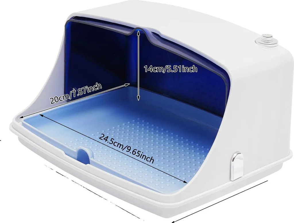 Lampe UV manucure bleue stérilisante multi-usage pour séchage gel