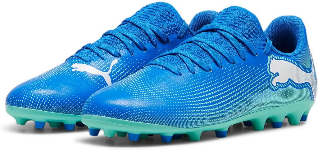 Puma Kinder FUTURE 7 PLAY MG Jr Fußballschuhe - 108019, Farbe:Blau, Kinder Schuhe:38.5