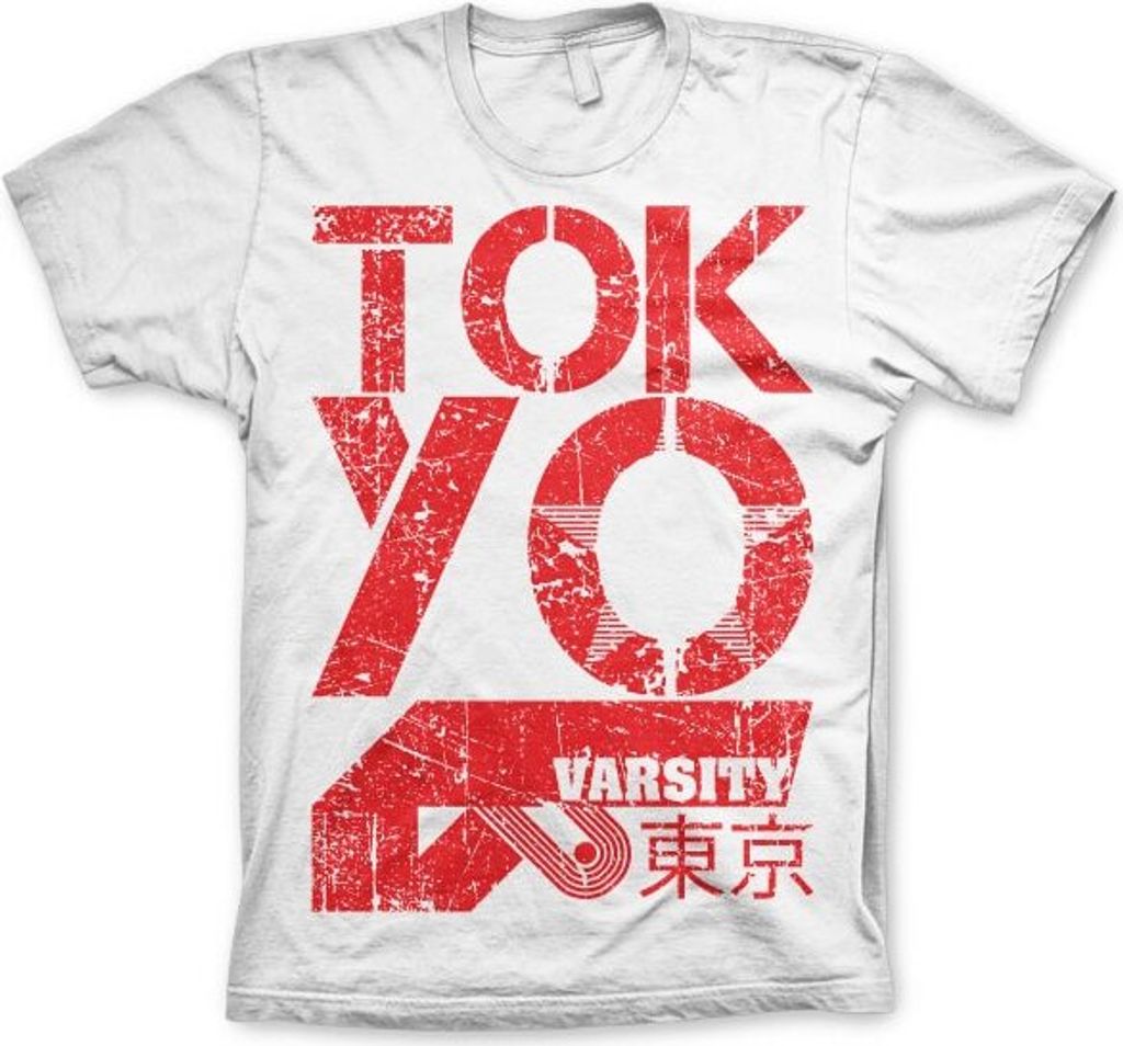 Tokyo Varsity T-Shirt - XX-Large - White