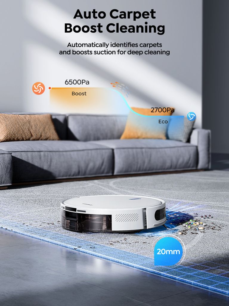 Laresar L10 Robot Odkurzający , transformacyjna technologia Zdjęcie produktu 6