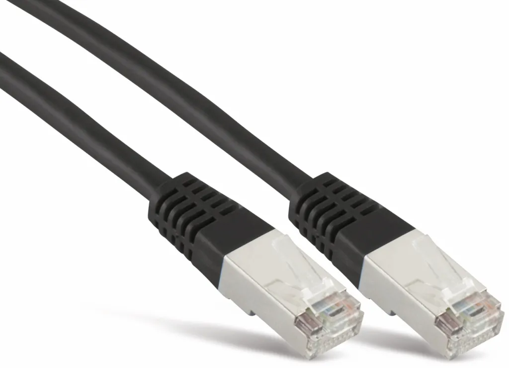 S-IMPULS Cavo LAN CAT 6 Schermato 3m Nero | Connettività Gigabit Sicura