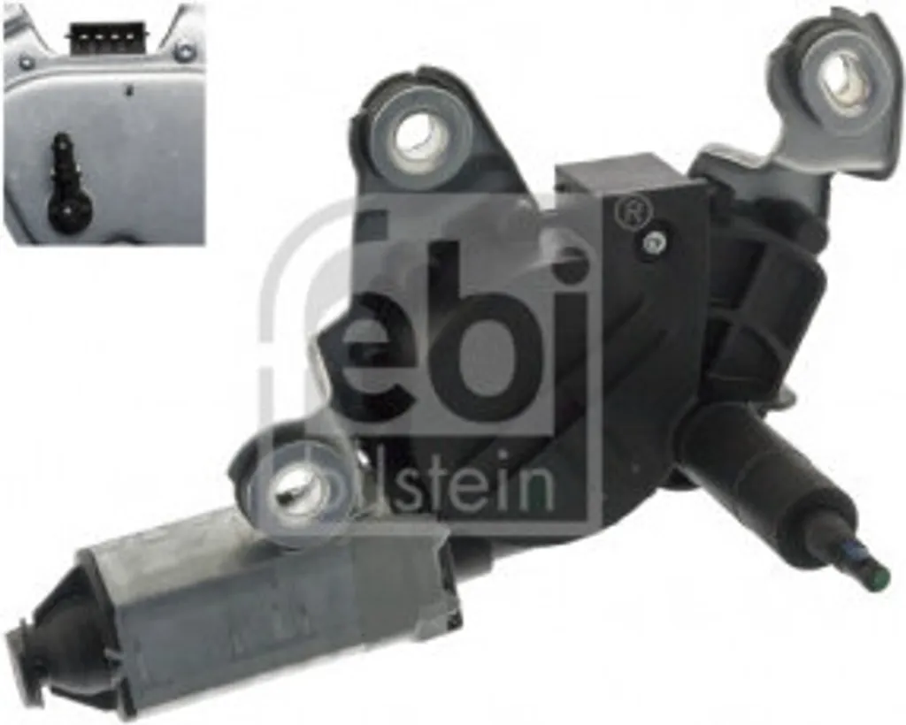 Moteur essuie-glace arrière pour Skoda Fabia II et Roomster - Fixation