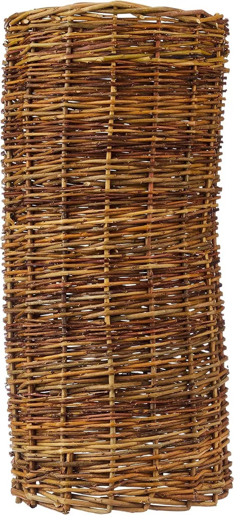 Tunnel pour cochon d'Inde en osier - Cachette naturelle 15 x 33 cm